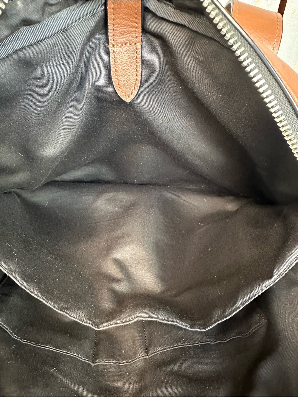 Coach Hamilton Smooth Leather Business Bag Dark Saddle - Picture 12 of 16